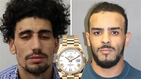 Two asylum seekers who snatched £25k Rolex in London walk free.